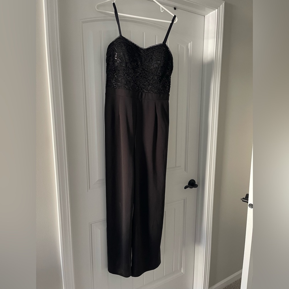 Candie's Black jumpsuit pants with Adjustable Straps